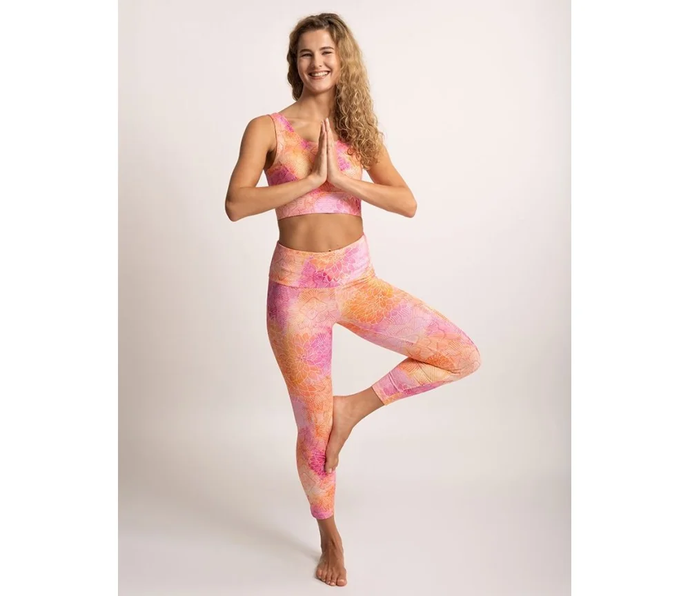Spirit of OM - Yoga Leggings 7/8 Madhu - fuchsia