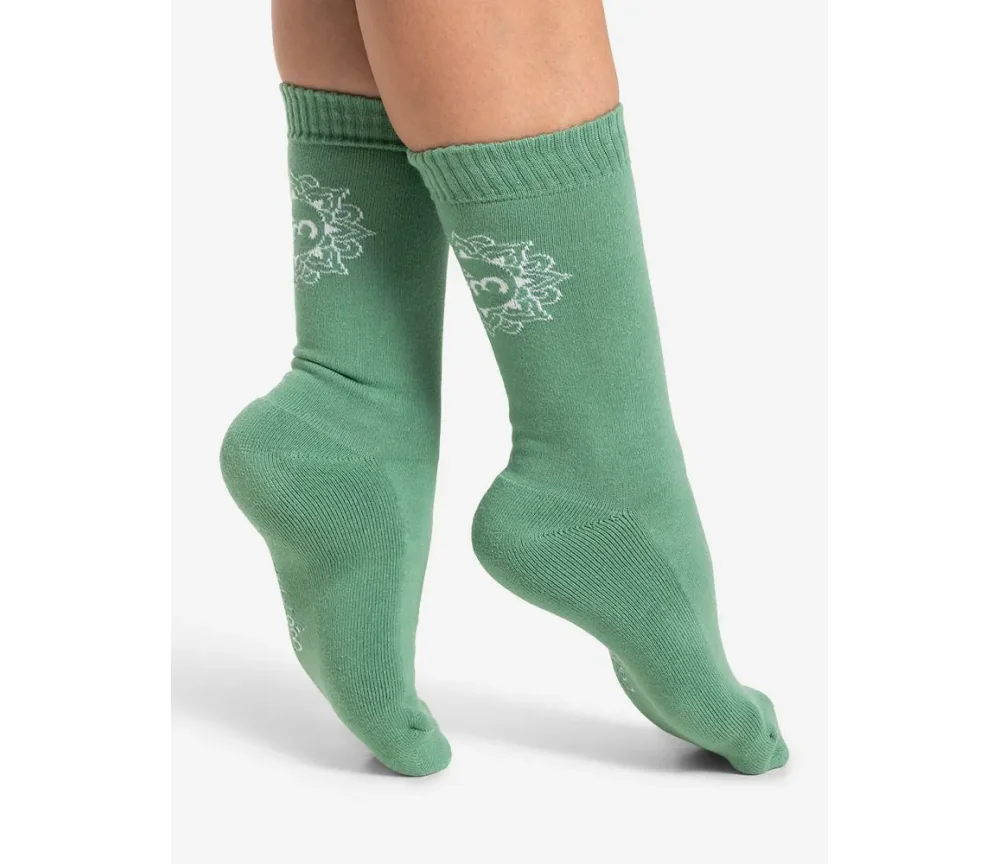 Spirit of OM - Socken Padu - morgentaugrün