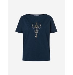 Spirit of OM - Shirt Eka Padma - tiefblau