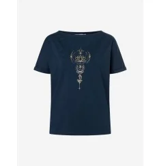 Spirit of OM - Shirt Eka Padma - tiefblau