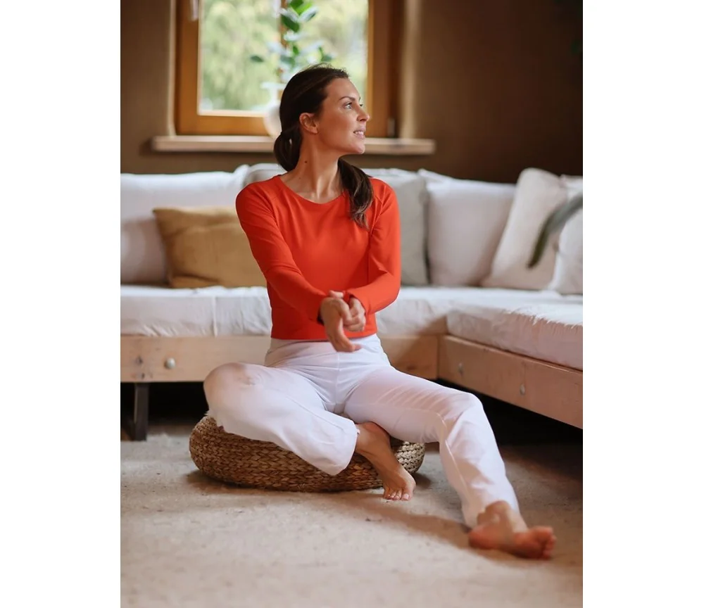 Spirit of OM - Wellnesshose Ananda (Damen) - weiß