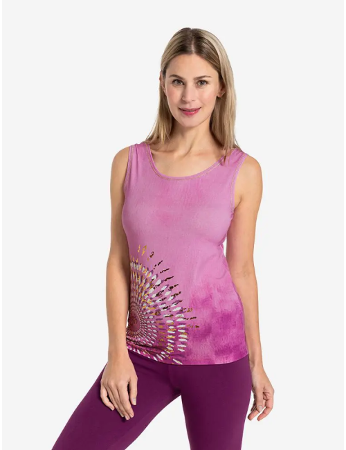 Spirit of OM - Yoga-Top - Peace OM - Viola