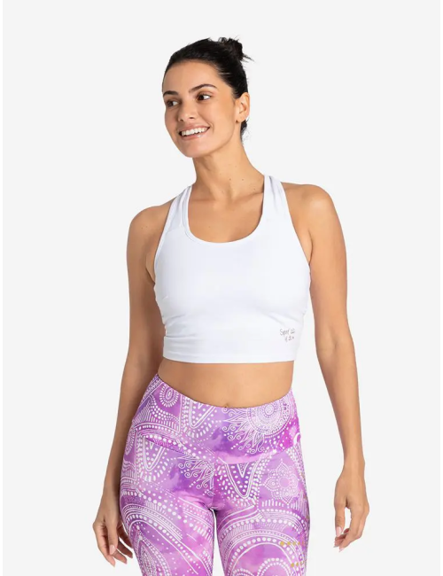 Spirit of OM - Bra ohne Polster - weiß