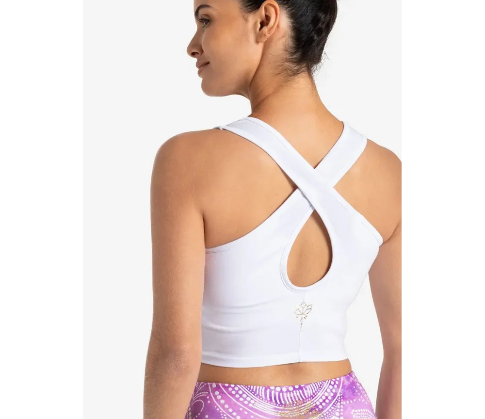 Spirit of OM - Bra ohne Polster - weiß