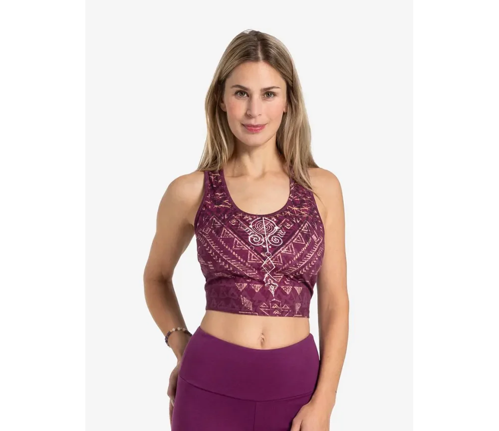 Spirit of OM - Bra Buddhi - aubergine