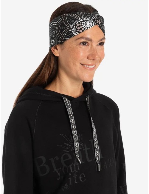 Spirit of OM - Stirnband/Haarband Maui - schwarz-natur
