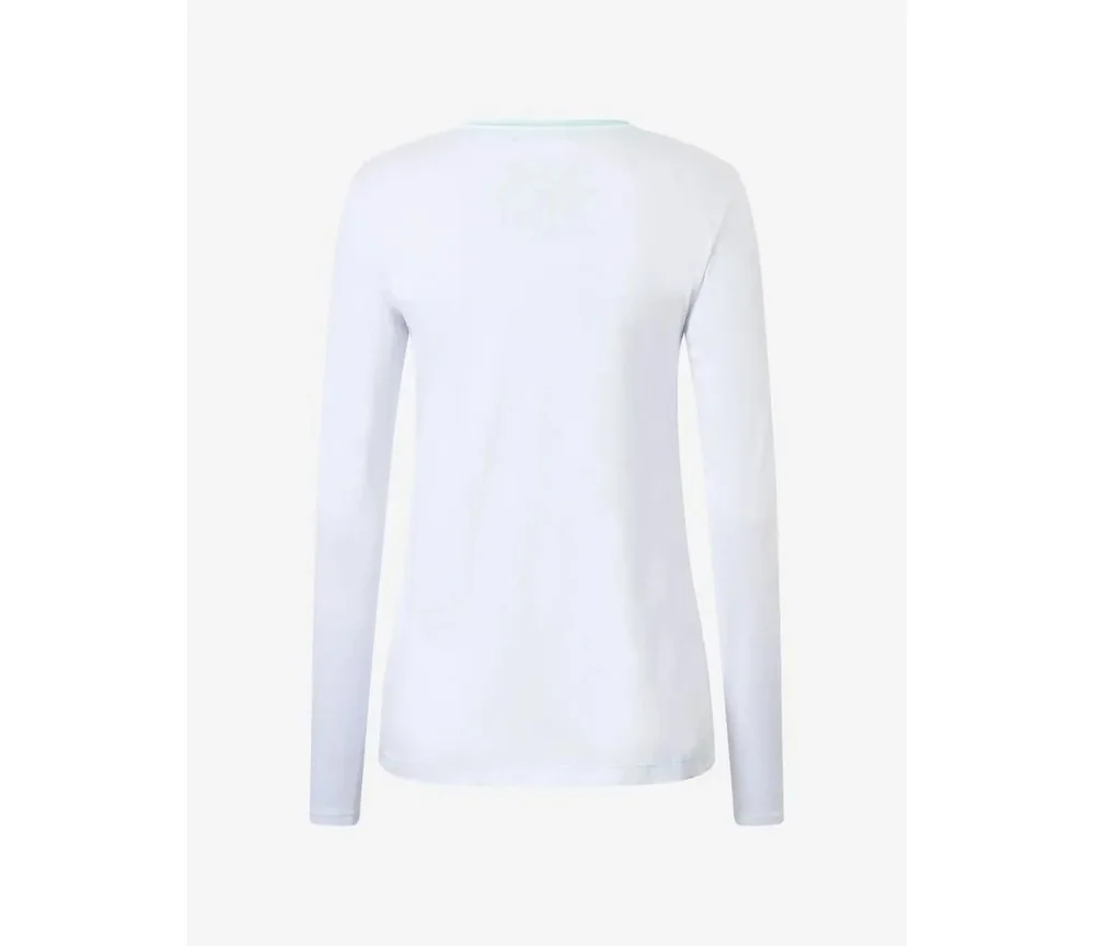 Spirit of OM - Pyjama-Longsleeve Shirt - weiß/mint