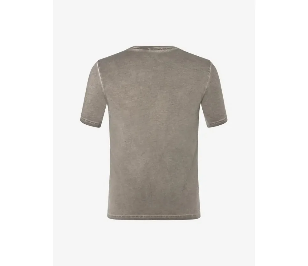 Spirit of OM - T-Shirt men - mit Tasche Ethno - dunkelgrau