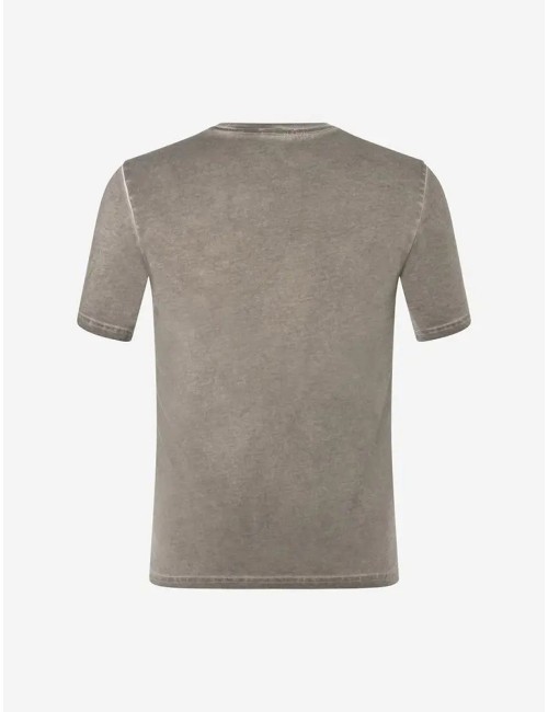 Spirit of OM - T-Shirt men - mit Tasche Ethno - dunkelgrau