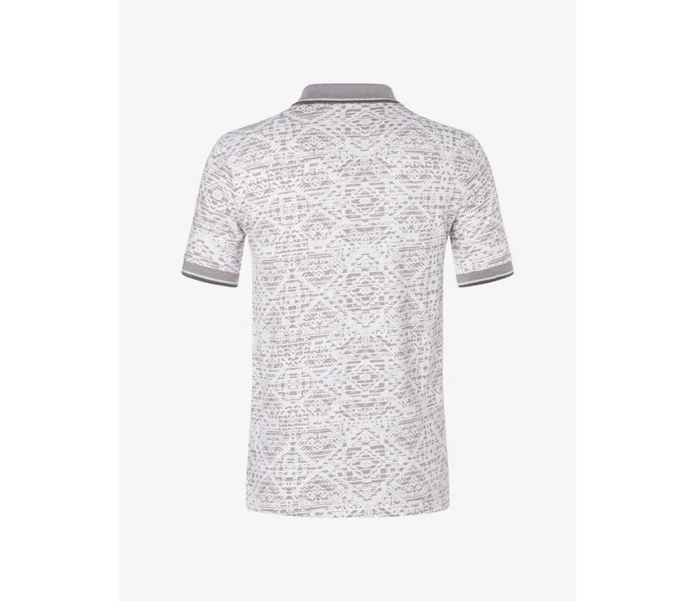 Spirit of OM - Polo-Shirt - naturweiß/chai