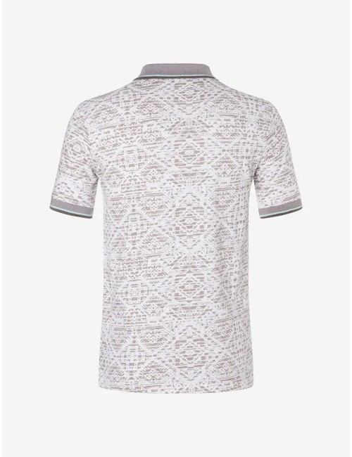 Spirit of OM - Polo-Shirt - naturweiß/chai