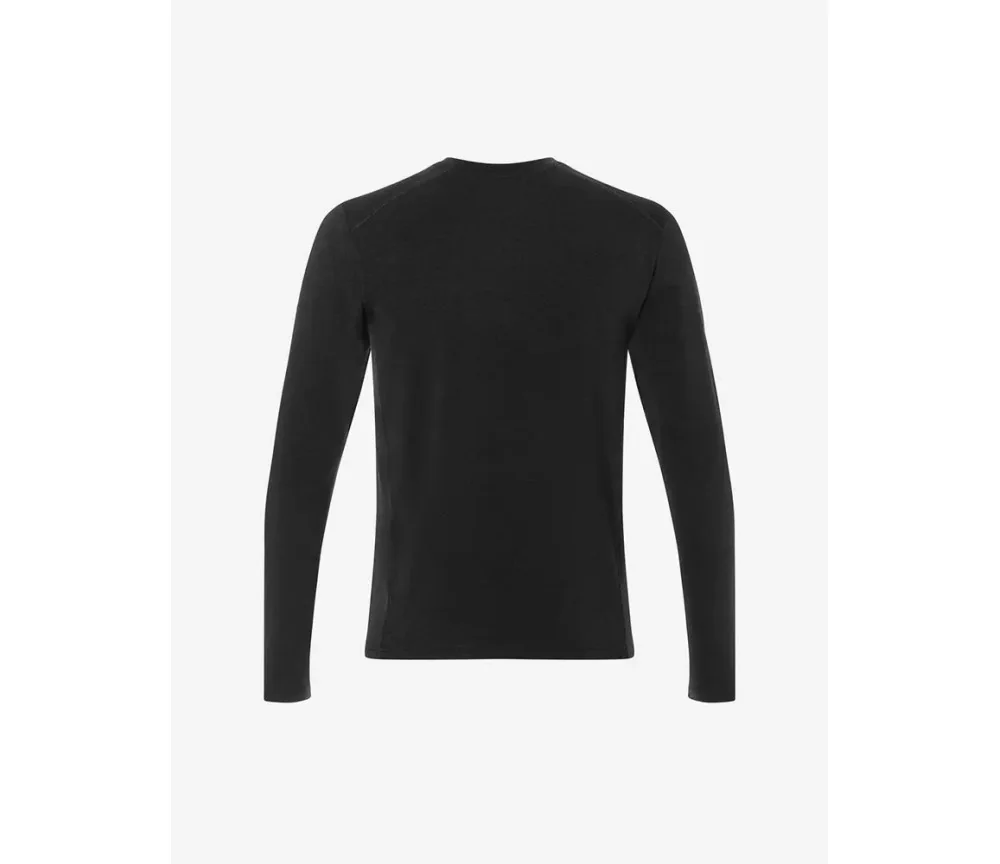 Spirit of OM - Longsleeve Bambus - schwarz