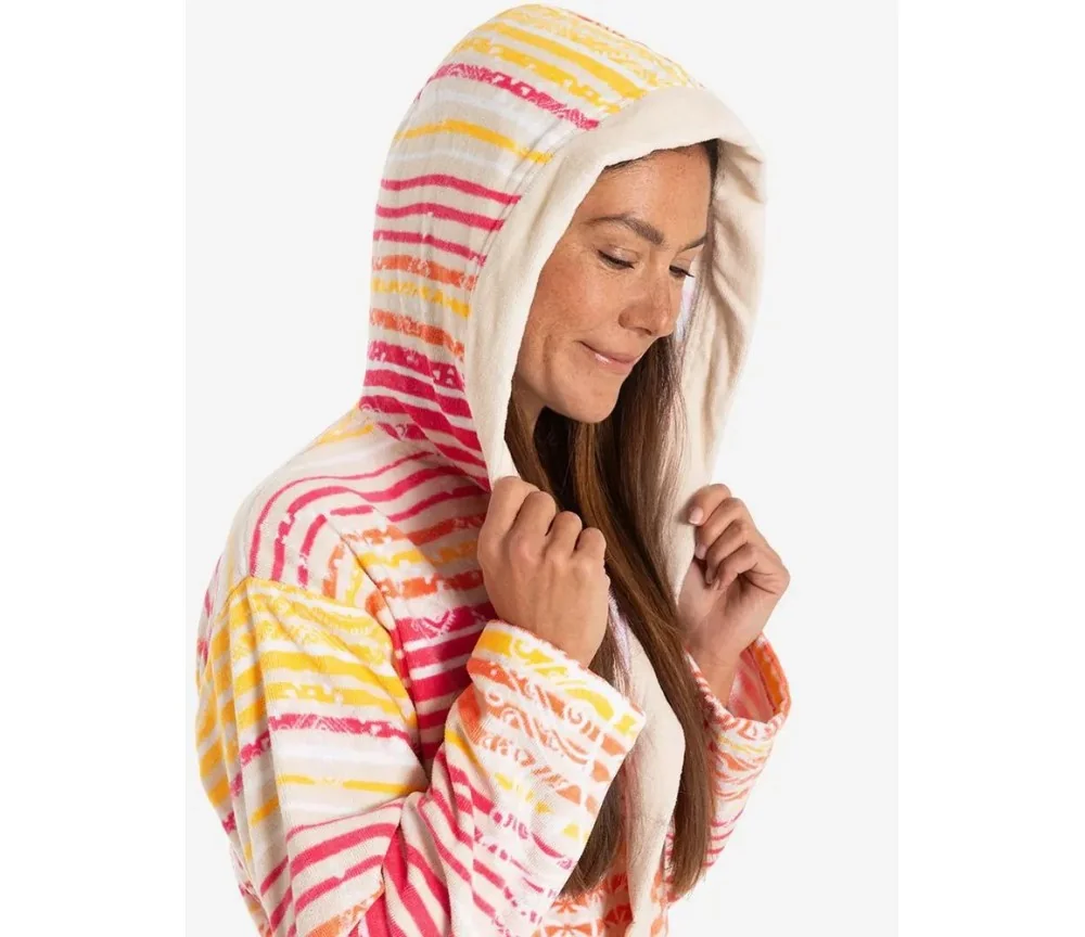 Spirit of OM - Bademantel - gelb-orange-pink