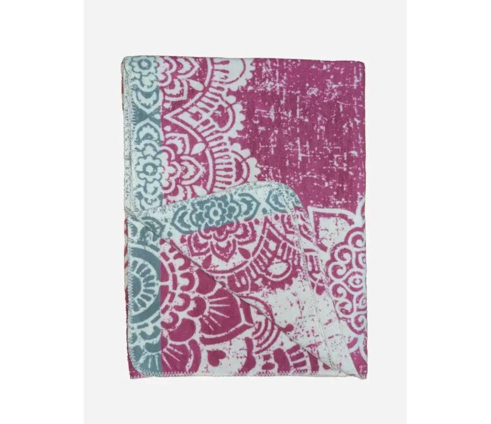 Spirit of OM - Kuscheldecke - beere