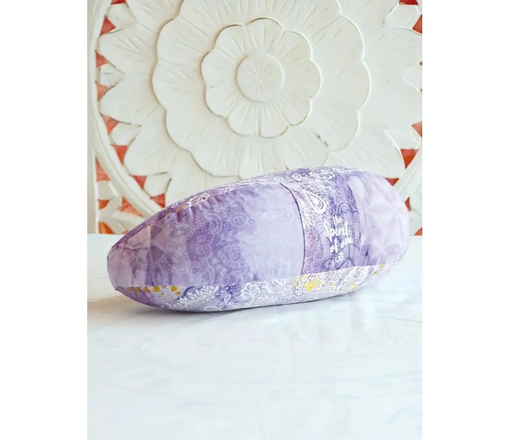 Spirit of OM - Meditationskissen Halbmond - flieder