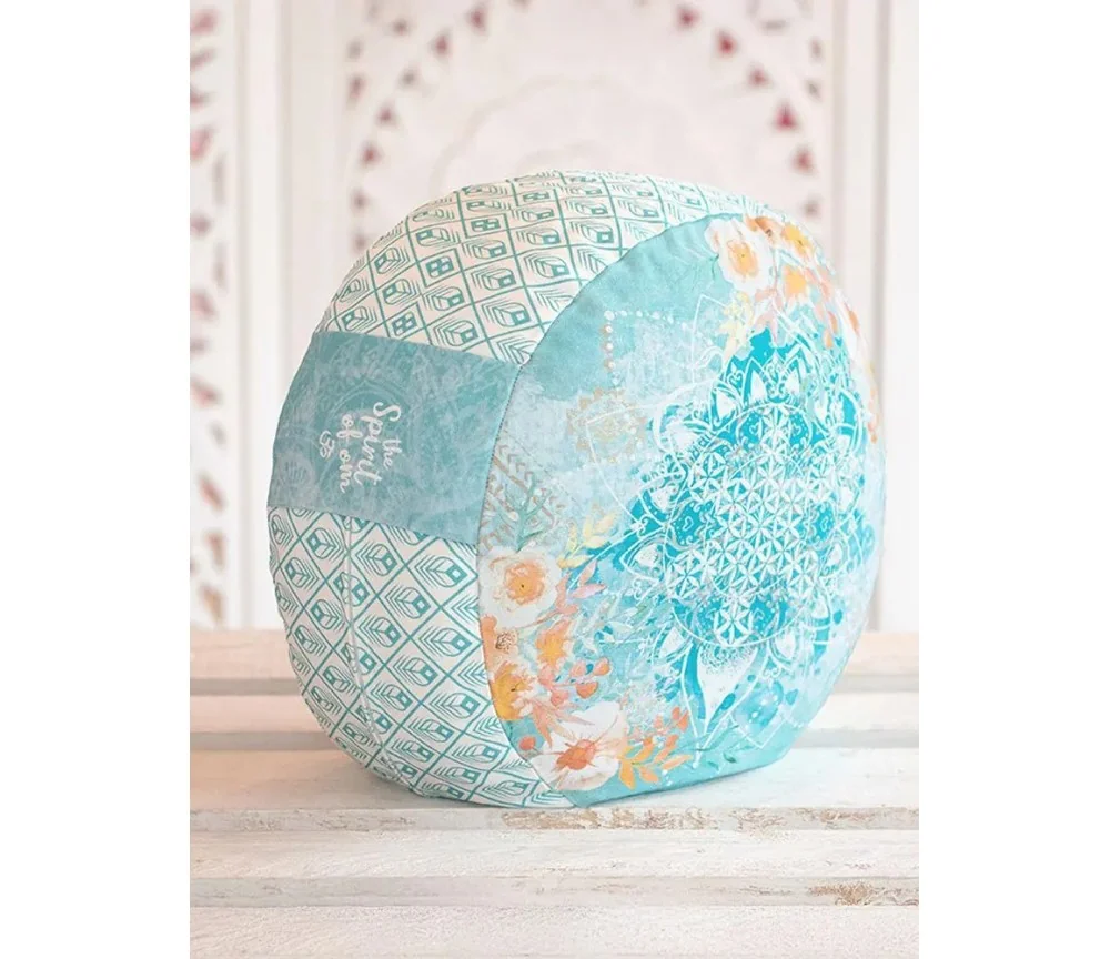 Spirit of OM - Meditationskissen - jade/orange