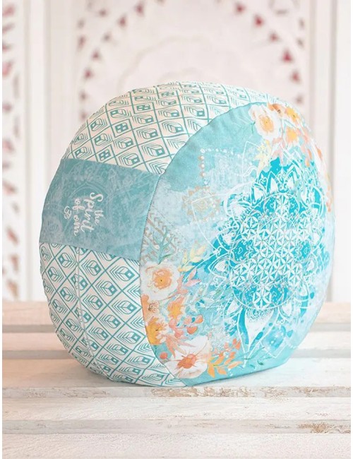 Spirit of OM - Meditationskissen - jade/orange