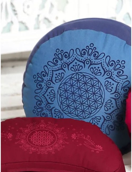 Spirit of OM - Meditationskissen - azur / ozeanblau
