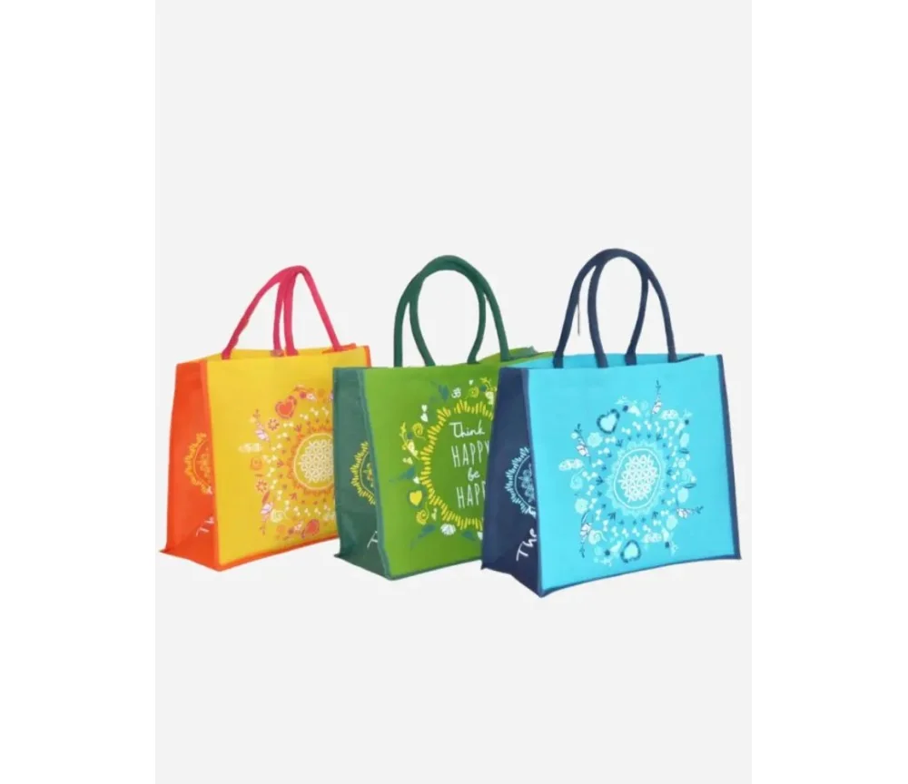 Spirit of OM - Jutetasche - grün