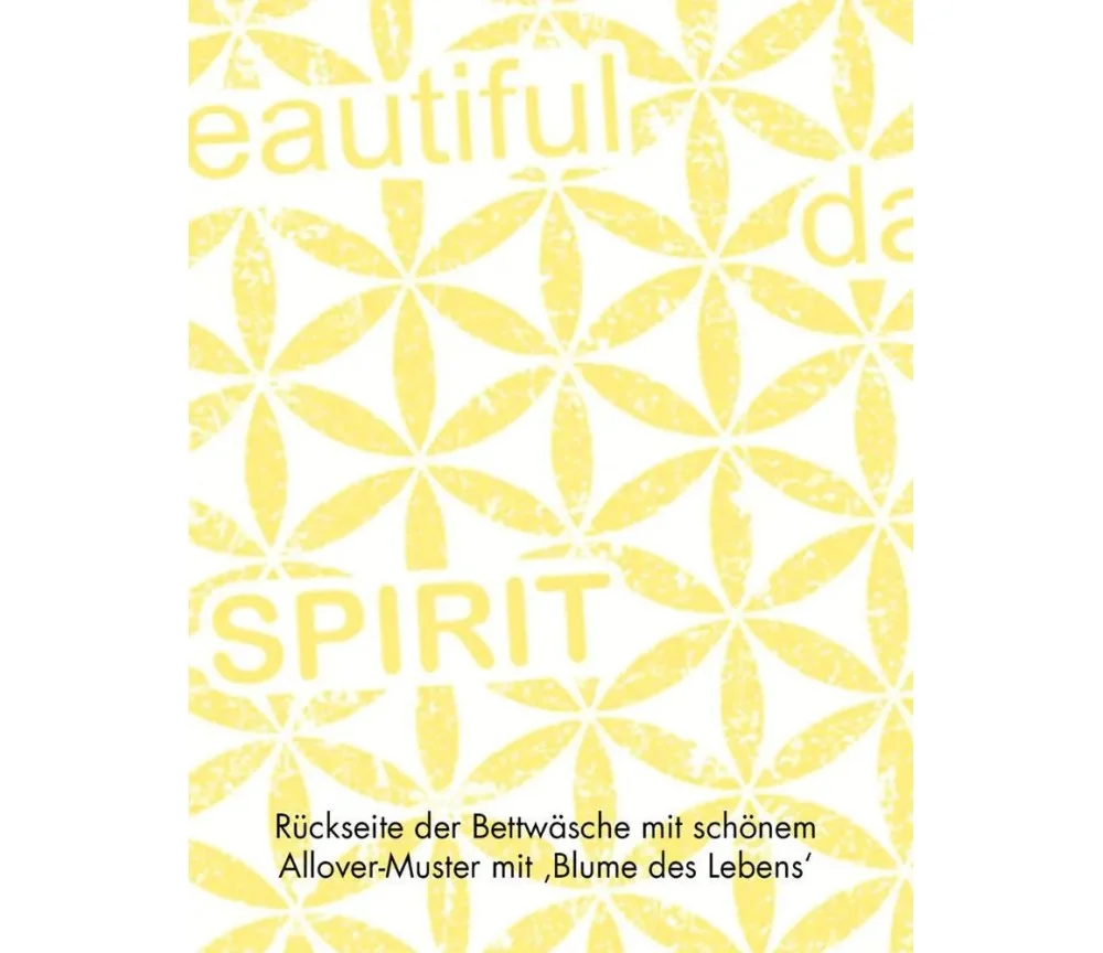 Spirit of OM - Bio Bettwäsche SUNRISE - orange / gelb