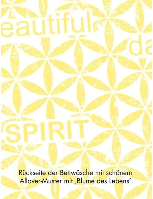 Spirit of OM - Bio Bettwäsche SUNRISE - orange / gelb