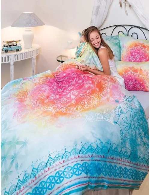 Spirit of OM - Bettwäsche Faszination - rainbow