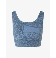 Spirit of OM - Yoga Bra Hatha Guna - enzianblau