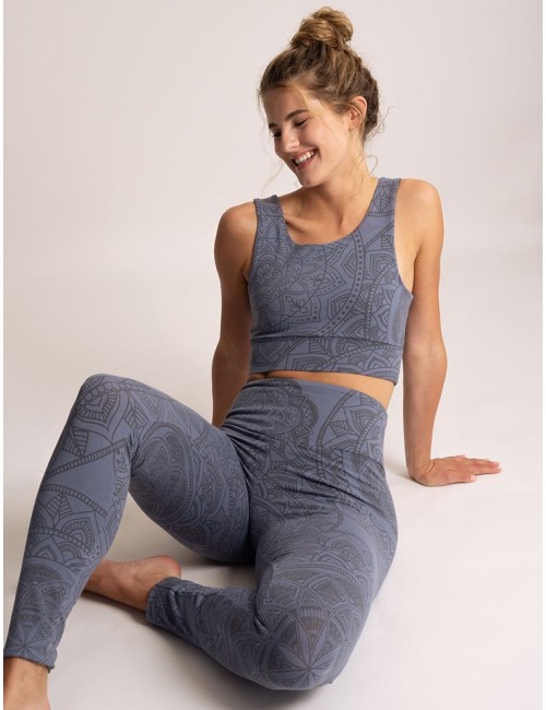 Spirit of OM - Yoga Leggings Guna - enzianblau