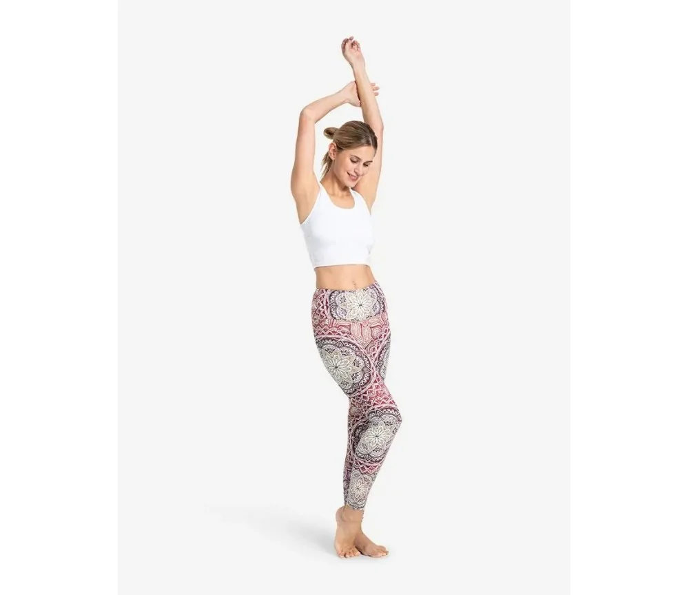 Spirit of OM - Yoga Leggings Mangala - erdrot-natur