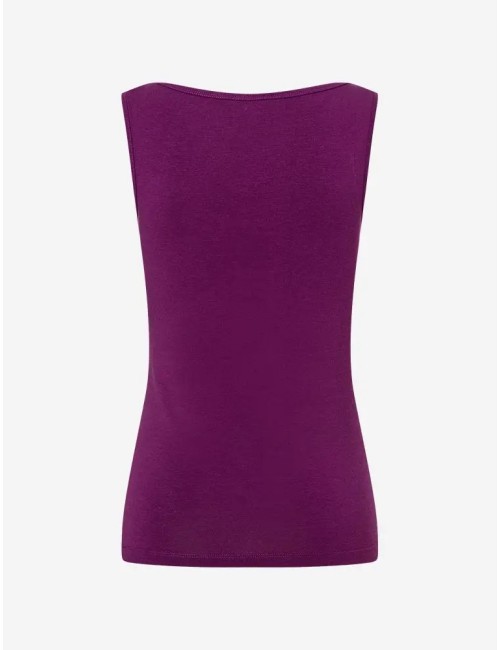 Spirit of OM - Tanktop Bambus high-neck - viola