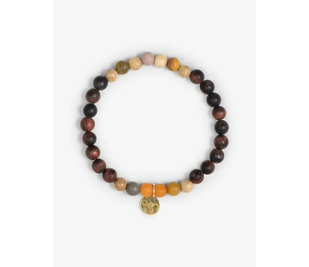 Spirit of OM - Armband Nandana Tigerauge