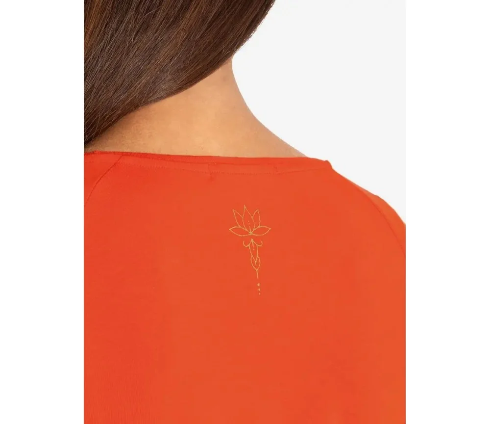 Spirit of OM - Crop Shirt langarm Jathara - harissa