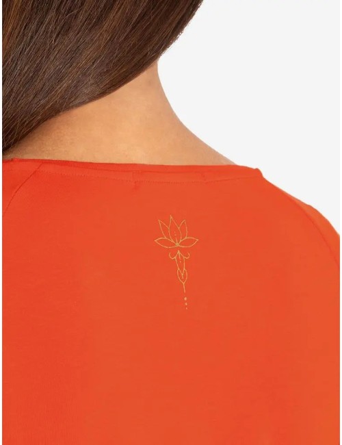 Spirit of OM - Crop Shirt langarm Jathara - harissa