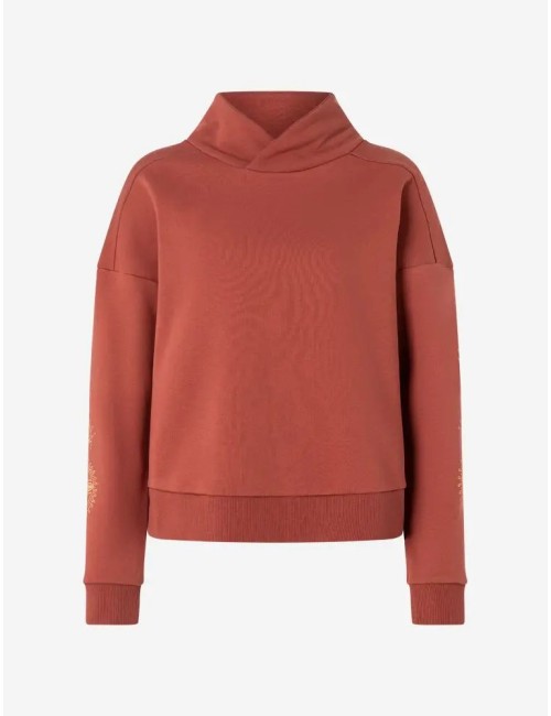 Spirit of OM - Lounge Sweater Sattva - erdrot