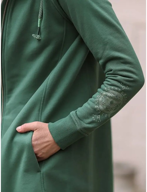 Spirit of OM - Longjacke Bala Karuna - waldgrün