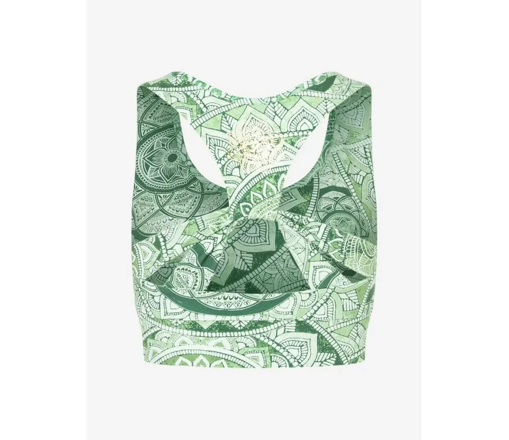 Spirit of OM - Yoga Bra Flow Bala - smaragd