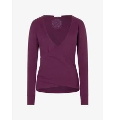 Spirit of OM - Wickeltop Abala Baumwolle - viola