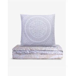 Spirit of OM - Bio-Bettwäsche Silver-Gold-Dream - silber-grau/ beige-gold