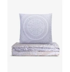 Spirit of OM - Bio-Bettwäsche Silver-Gold-Dream - silber-grau/ beige-gold