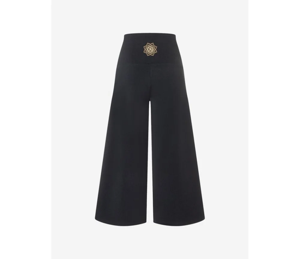 Spirit of OM - Hose Culotte Devi - vintage schwarz