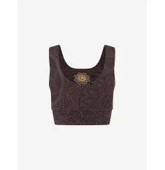 Spirit of OM - Yoga Bra Hatha Guna - braun