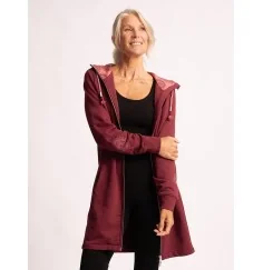 Spirit of OM - Longjacke Karuna - tiefrot