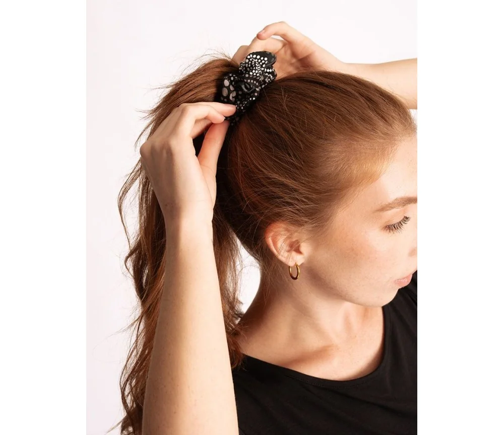 Spirit of OM - Scrunchie Maui - schwarz