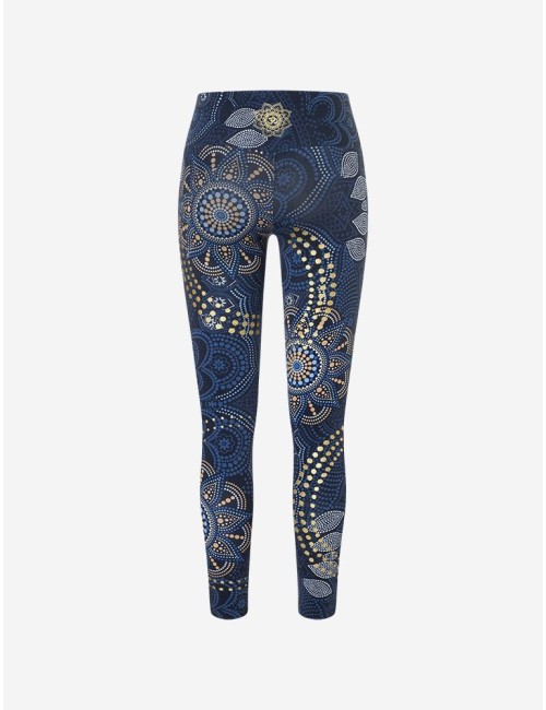Spirit of OM - Yoga Leggings Maui - tiefblau