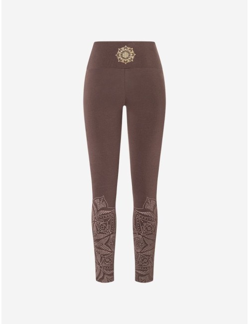 Spirit of OM - Yoga Leggings indu - braun