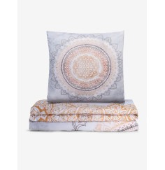 Spirit of OM - Bio-Bettwäsche Soulshine - white/indian-beach