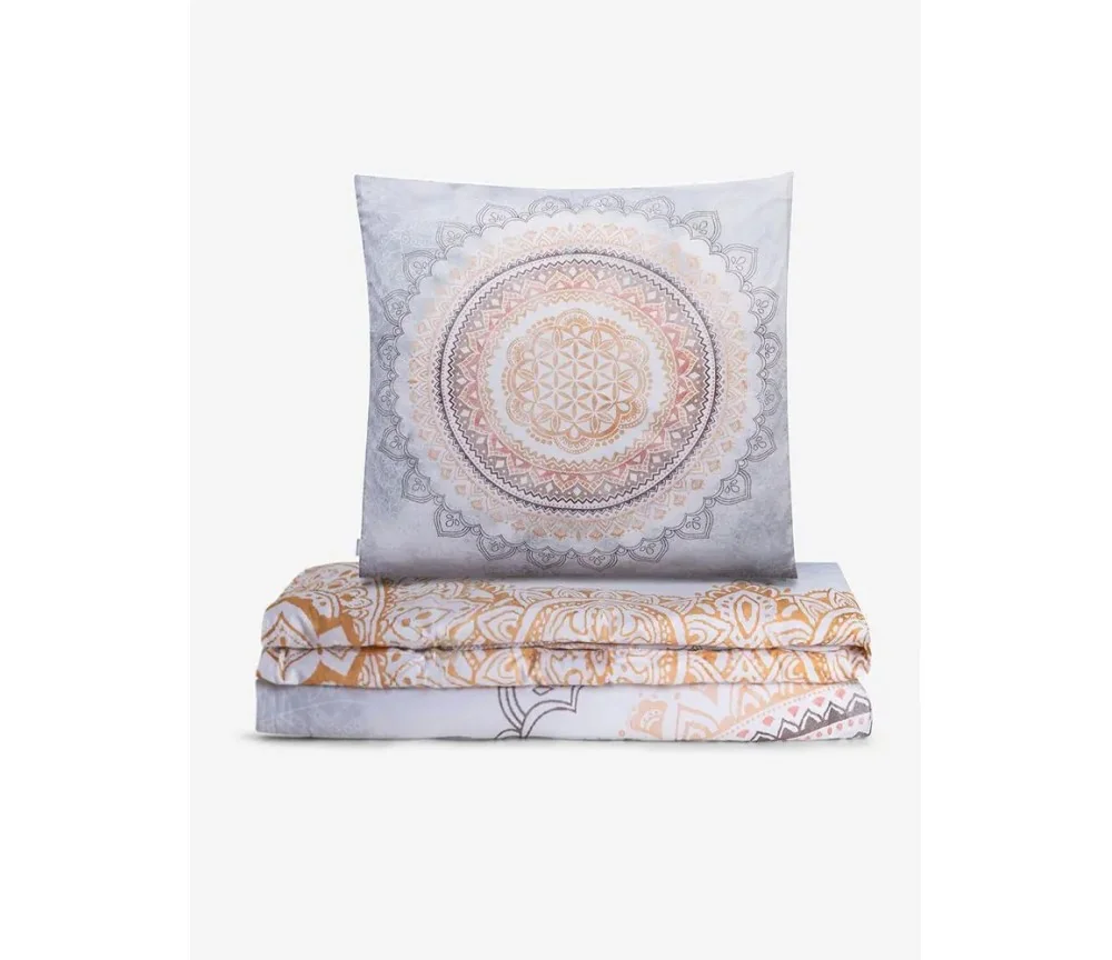 Spirit of OM - Bio-Bettwäsche Soulshine - white/indian-beach