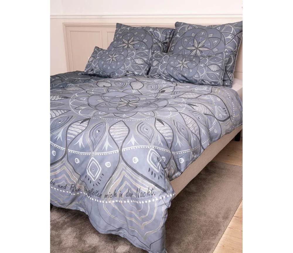 copy of Spirit of OM - Bio-Bettwäsche Silver-Gold-Dream - silber-grau/ beige-gold