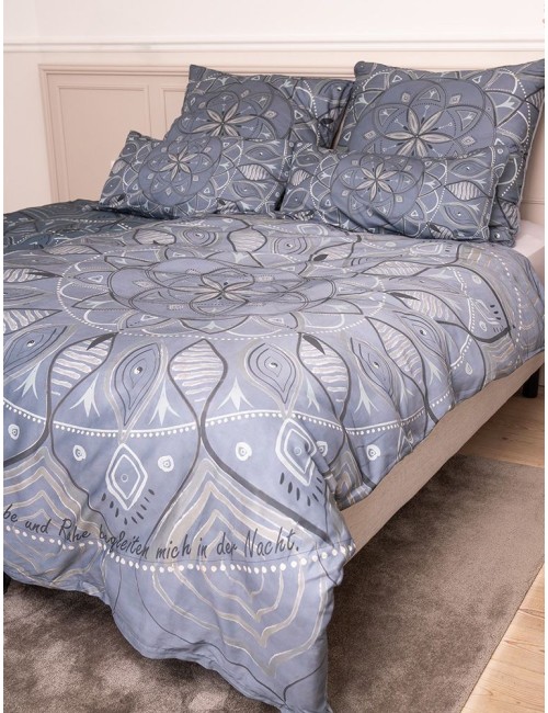 Spirit of OM - Bio-Bettwäsche Blue Heaven - indiblau
