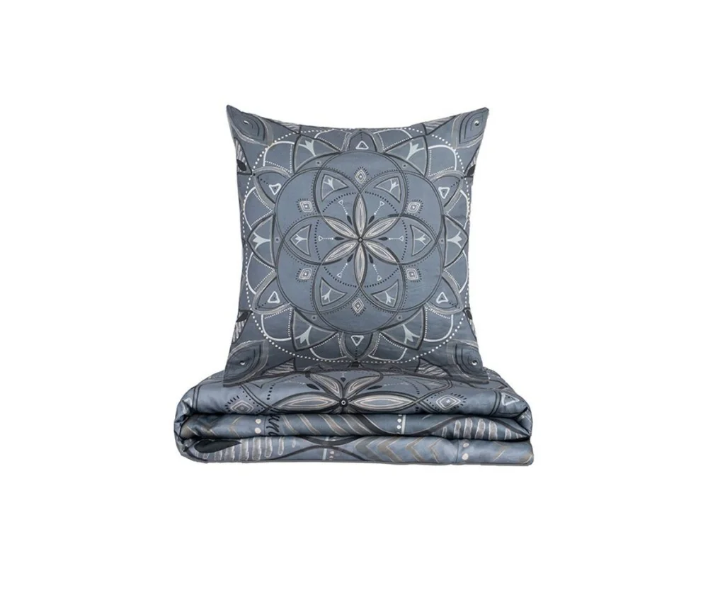 copy of Spirit of OM - Bio-Bettwäsche Silver-Gold-Dream - silber-grau/ beige-gold